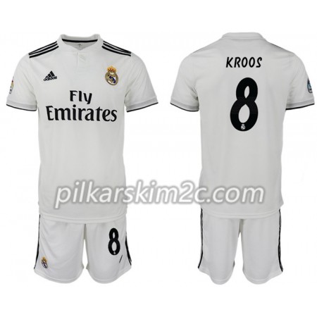 Koszulka Real Madryt KROOS 8 Dziecięca Główna 2018-2019 - Koszulki Piłkarskie